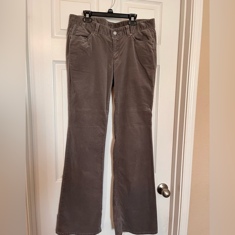 Ann Taylor boot cut corduroy tan pants size 8